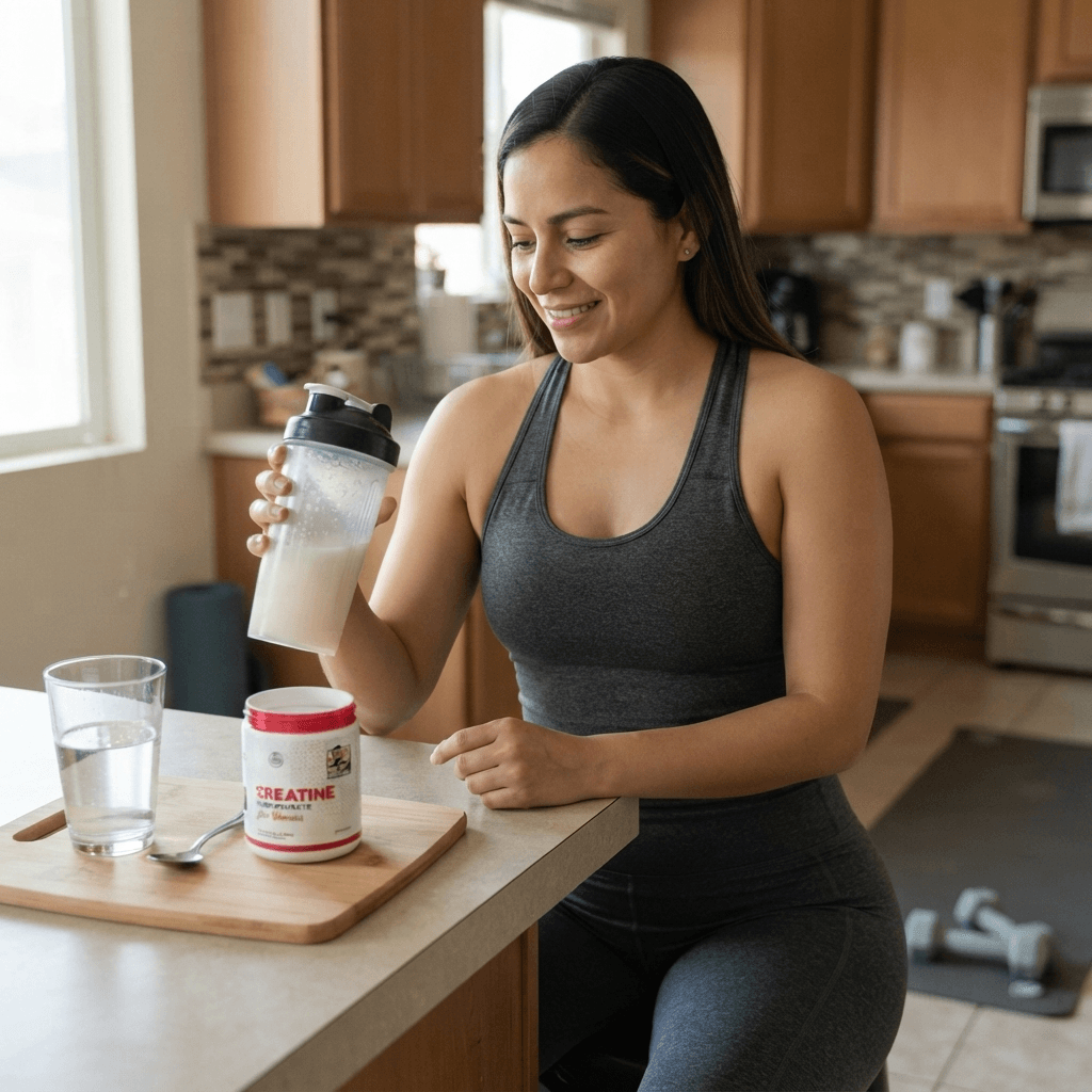 Mujer retomando su entrenamiento