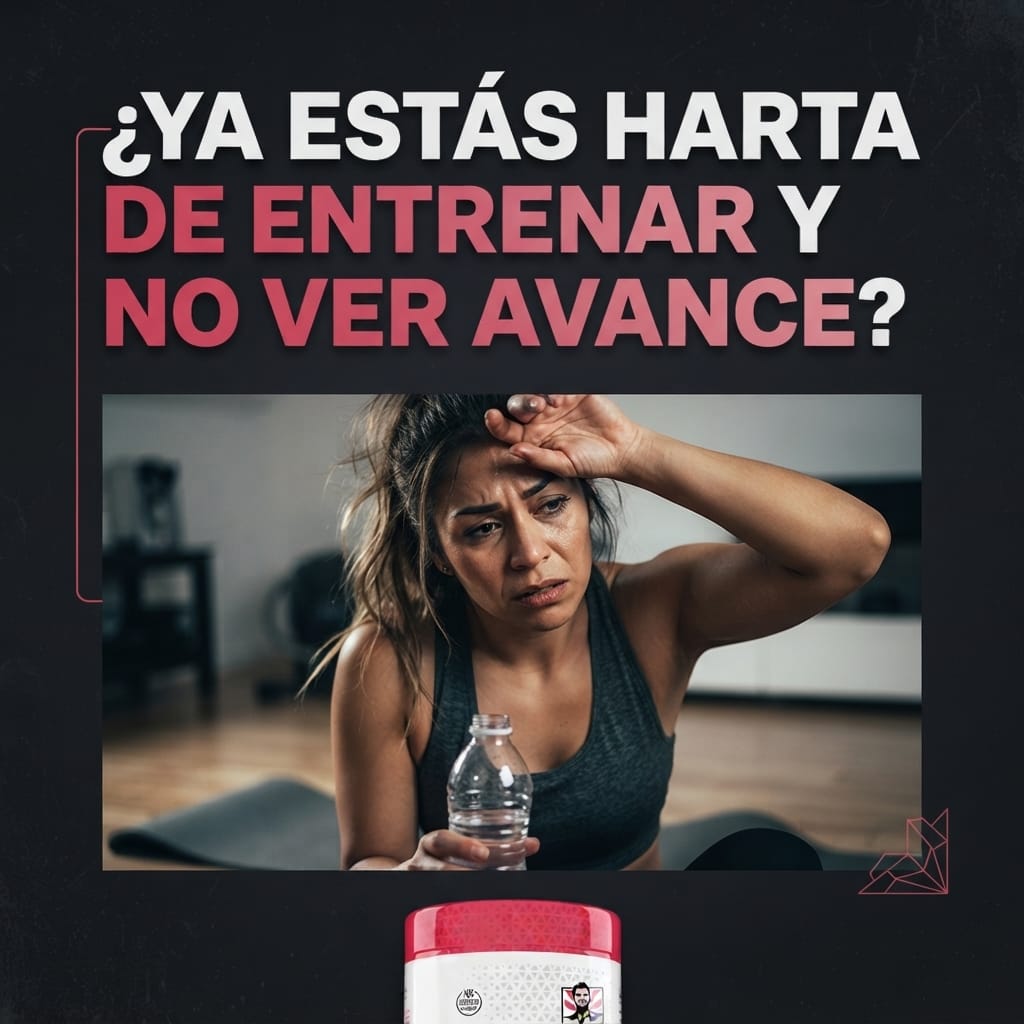 Mujer frustrada después de entrenar